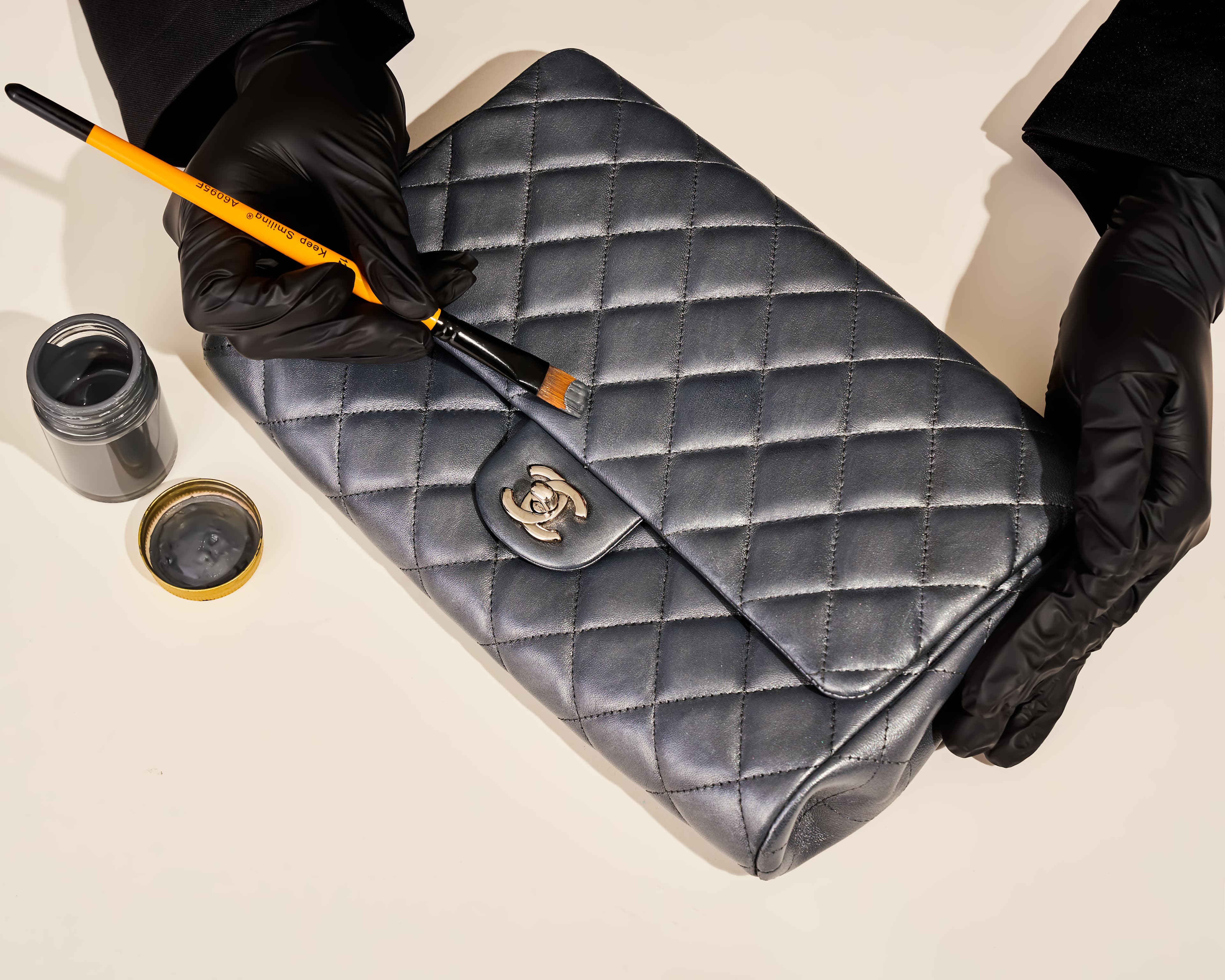 Chanel bag colour restoration