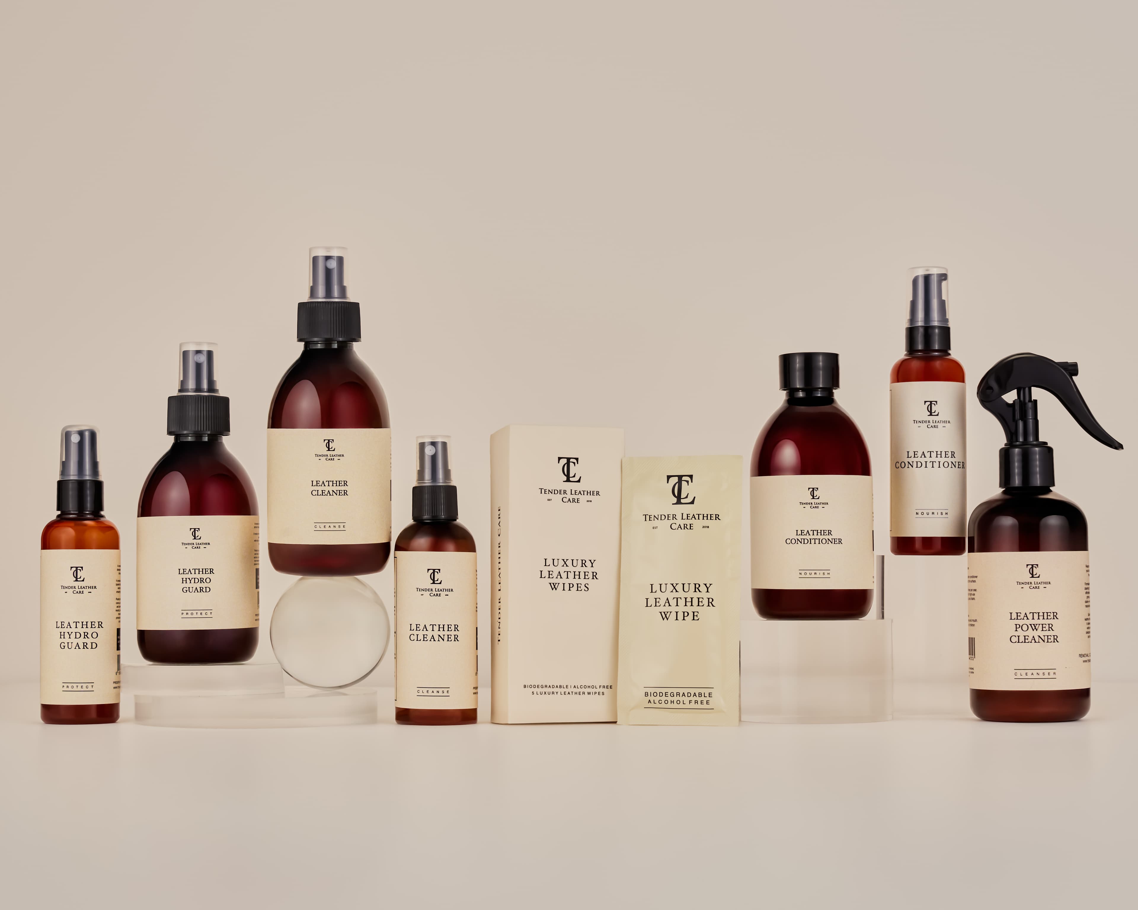 TLC full leather care product range