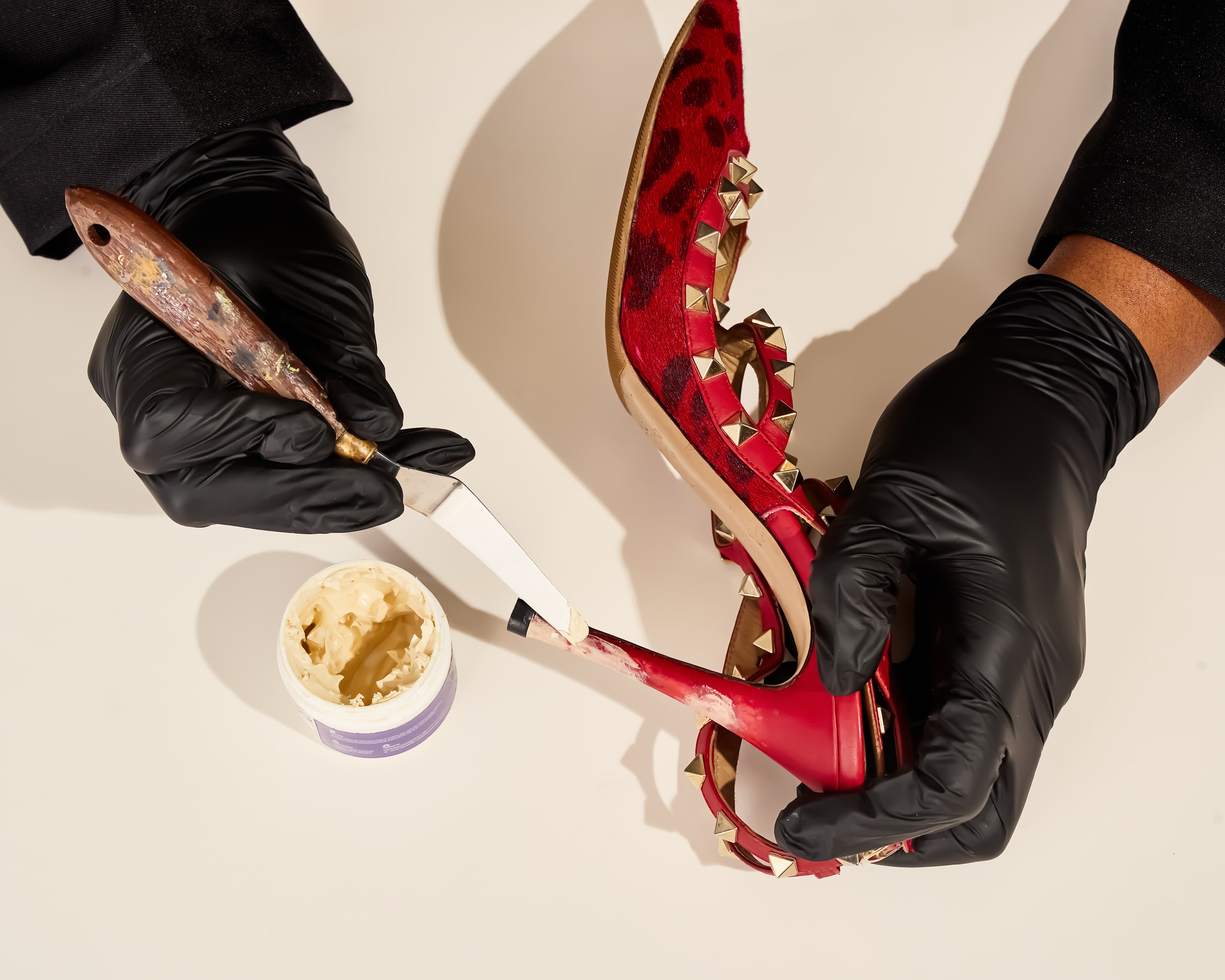 Valentino Rockstud Heels restoration